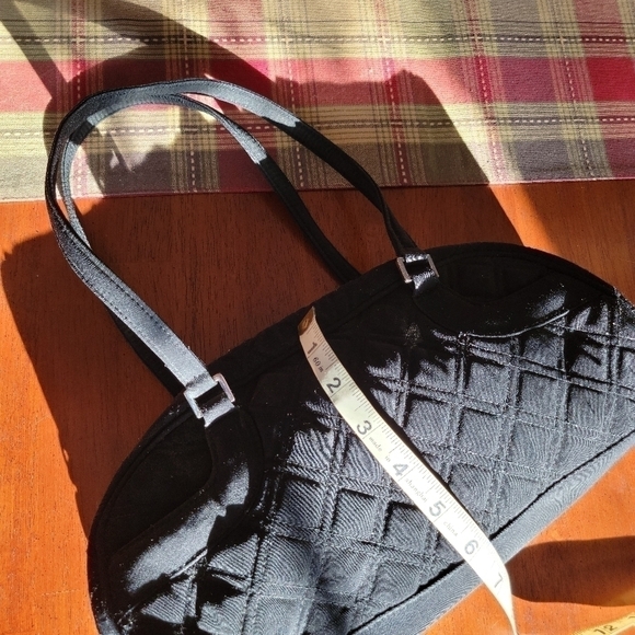 Vera Bradley Solid Black hand bag - Picture 5 of 5
